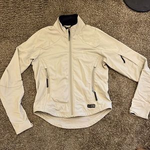 REI tan light jacket women’s small